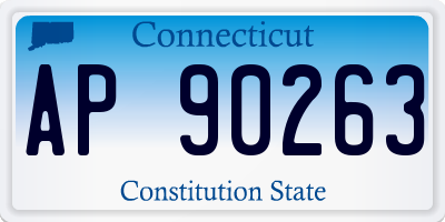 CT license plate AP90263