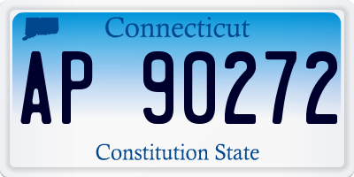 CT license plate AP90272