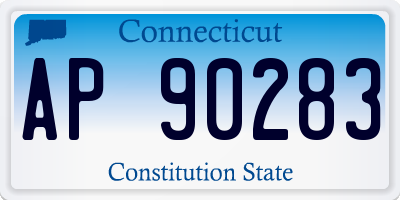 CT license plate AP90283