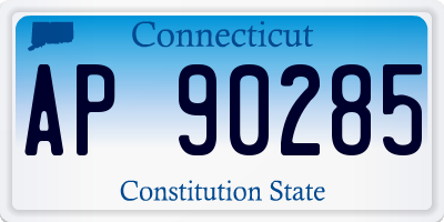 CT license plate AP90285