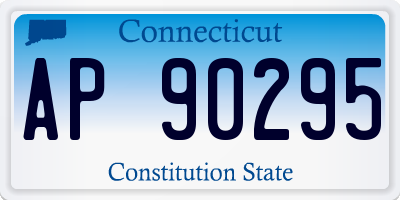 CT license plate AP90295