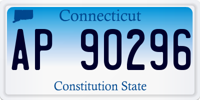 CT license plate AP90296