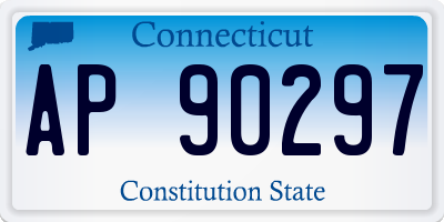 CT license plate AP90297