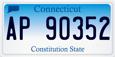 CT license plate AP90352