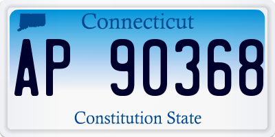 CT license plate AP90368