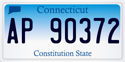 CT license plate AP90372