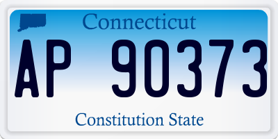 CT license plate AP90373