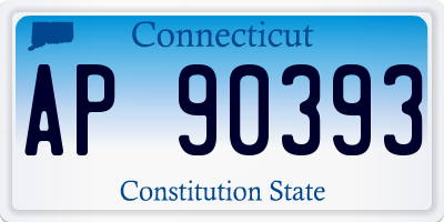 CT license plate AP90393