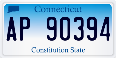 CT license plate AP90394