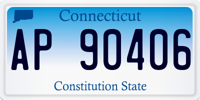 CT license plate AP90406