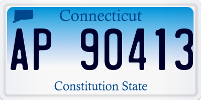 CT license plate AP90413