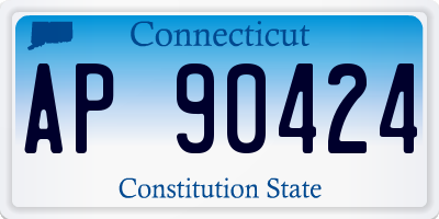 CT license plate AP90424
