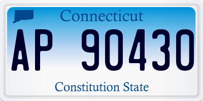 CT license plate AP90430