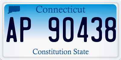 CT license plate AP90438