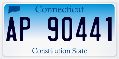 CT license plate AP90441