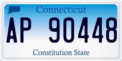 CT license plate AP90448