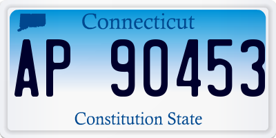 CT license plate AP90453