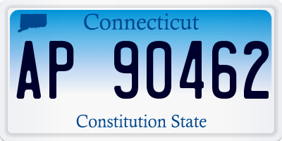 CT license plate AP90462