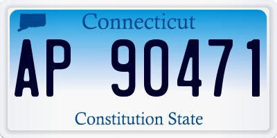 CT license plate AP90471