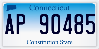 CT license plate AP90485