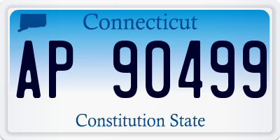 CT license plate AP90499
