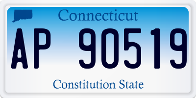 CT license plate AP90519
