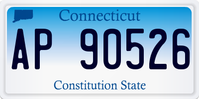 CT license plate AP90526