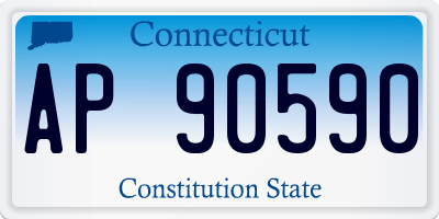 CT license plate AP90590