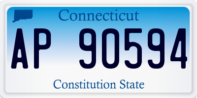CT license plate AP90594