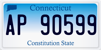 CT license plate AP90599