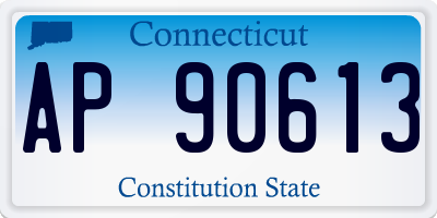 CT license plate AP90613