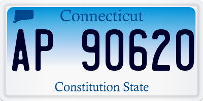 CT license plate AP90620