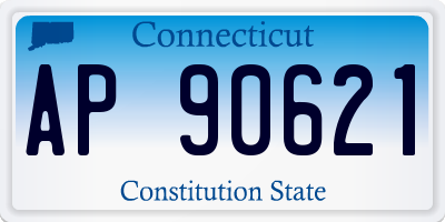 CT license plate AP90621