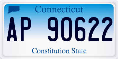 CT license plate AP90622