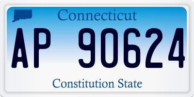 CT license plate AP90624