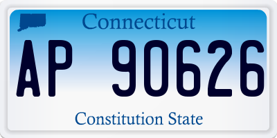 CT license plate AP90626