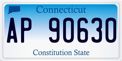 CT license plate AP90630