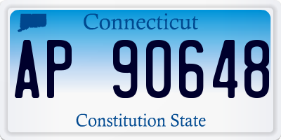 CT license plate AP90648