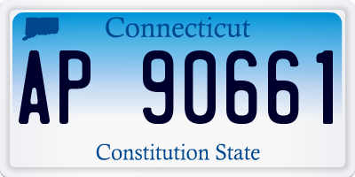 CT license plate AP90661