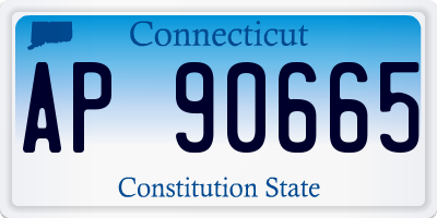 CT license plate AP90665