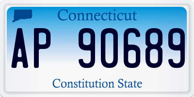 CT license plate AP90689