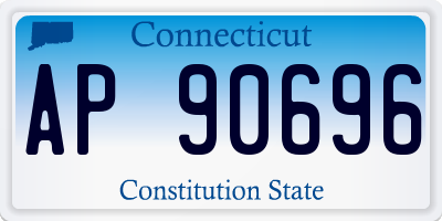 CT license plate AP90696