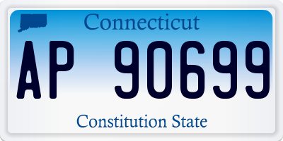 CT license plate AP90699