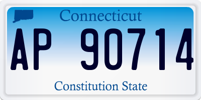 CT license plate AP90714