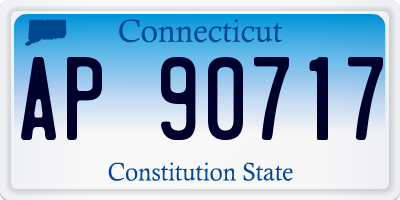 CT license plate AP90717