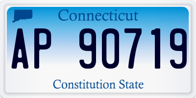 CT license plate AP90719