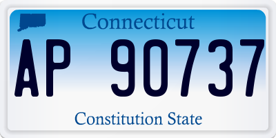 CT license plate AP90737