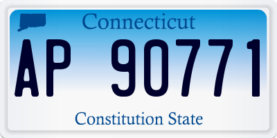 CT license plate AP90771