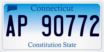 CT license plate AP90772