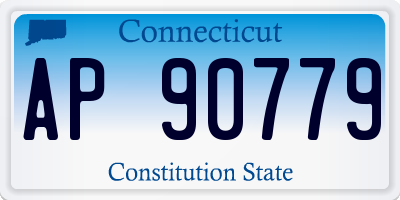 CT license plate AP90779